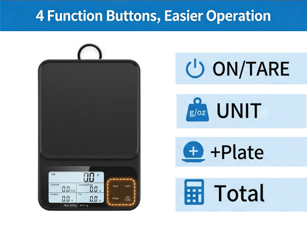 smart kitchen scale syncs to phone